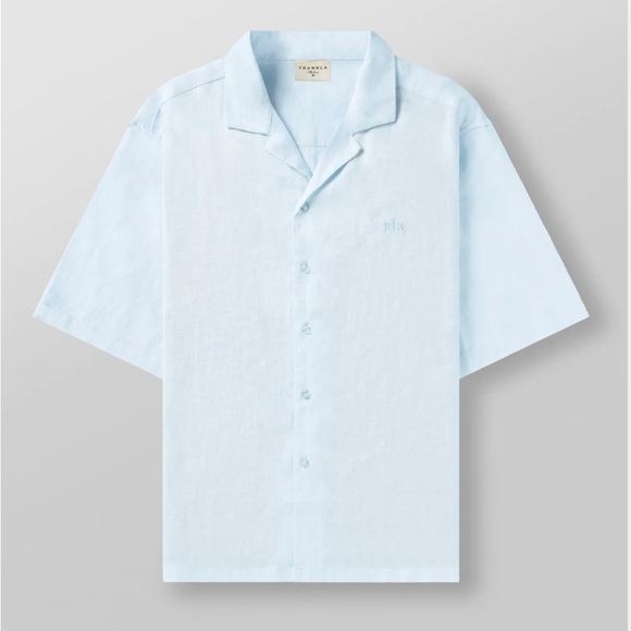 YoungLA SIMPLY LINEN SHORTSLEEVES - Picture 1 of 10